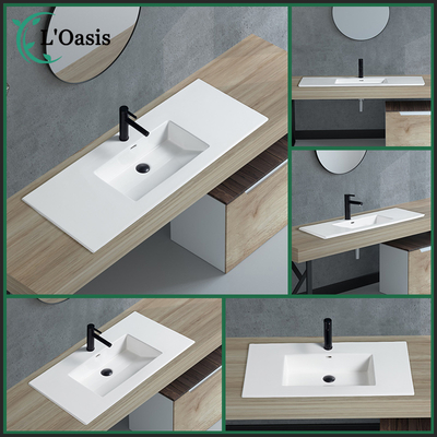 Popular Design Sanitaryware White Bathroom Wash Basin Ceramic Basin