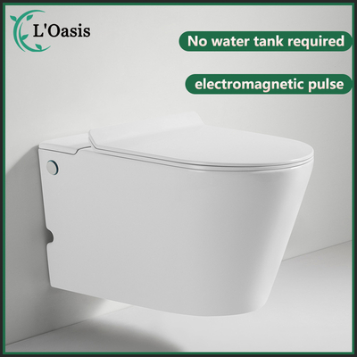Wall Hang Toilet No Cistern Water Tankless Pulse Solenoid Toilet