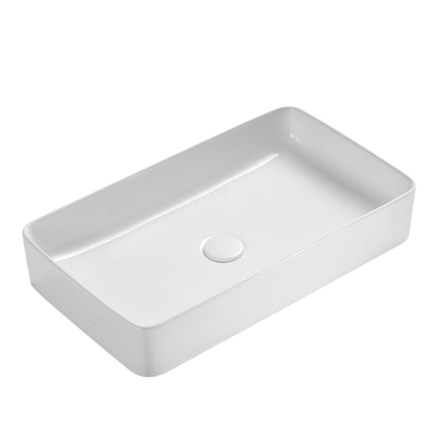 A442 Rectangle Counter Top Art Basin Ceramic Hand Wash Lavatory Bathroom Vessel Sink