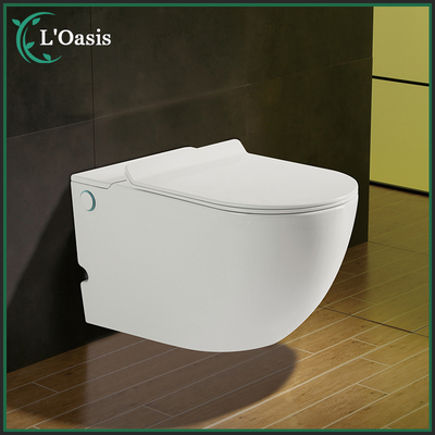 New Style Electronic Toilet Pulse with Battary Bathroom Wall Hung Toilet