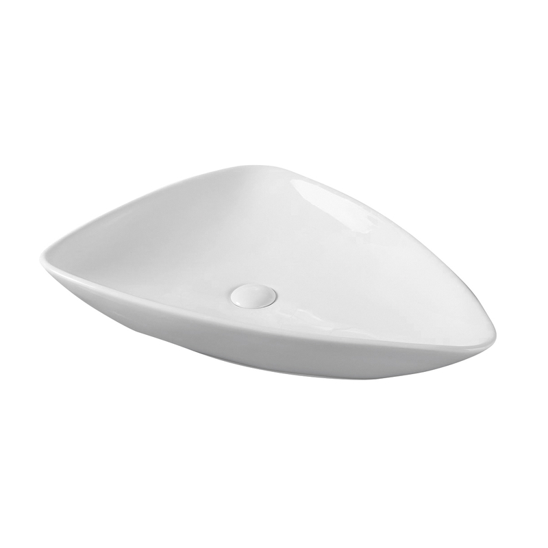 A235 Triangle Counter Top Art Basin Ceramic Hand Wash Lavatory Bathroom Vessel Sink