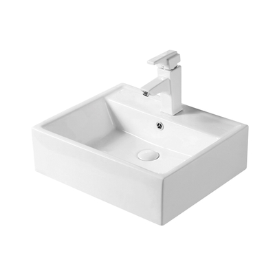 A421 Rectangle Counter Top Art Basin Ceramic Hand Wash Lavatory Bathroom Vessel Sink