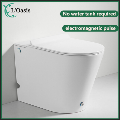 Ceramic Toilet Super Rotary Siphon Pulse Toilet Without Water Tank